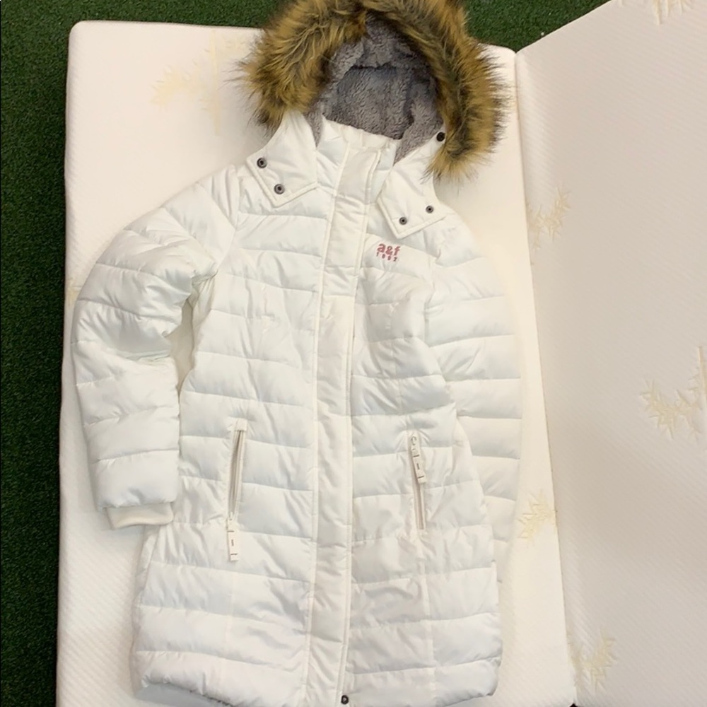 abercrombie girls puffer jacket